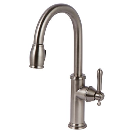 NEWPORT BRASS Pull-Down Kitchen Faucet in Antique Nickel 1030-5103/15A